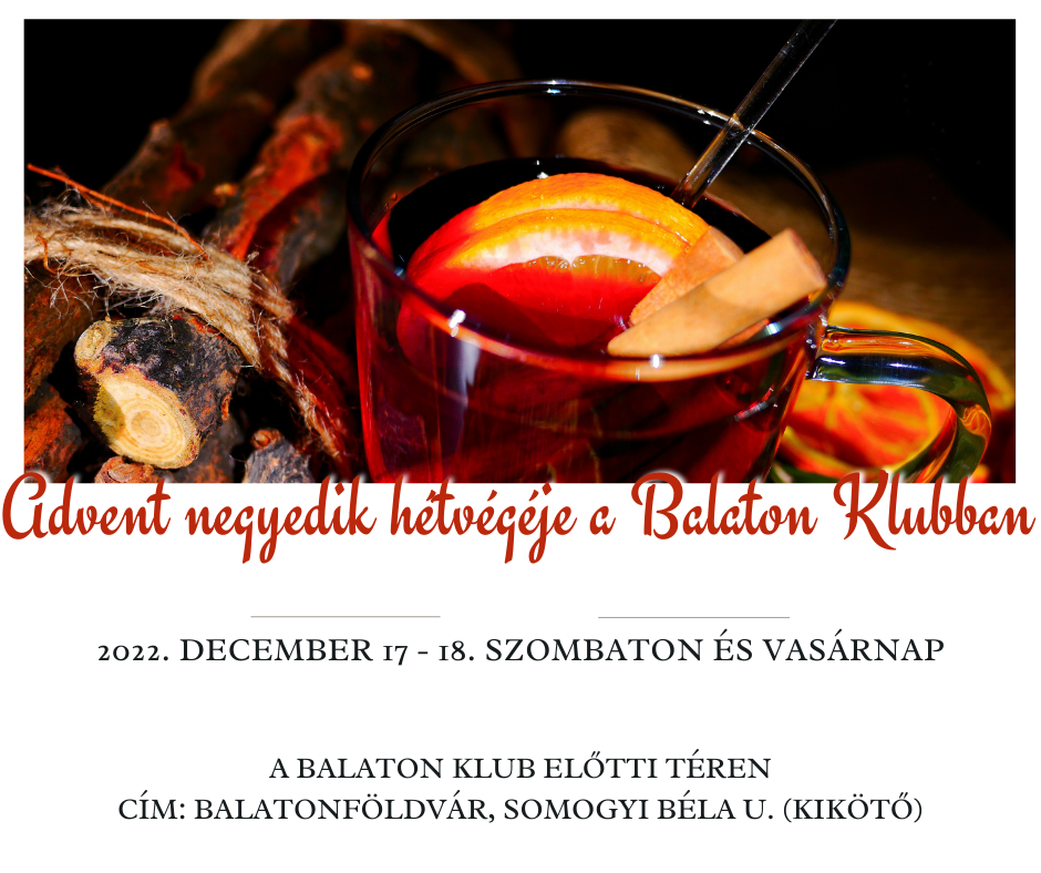 Advent negyedik hétvégéje a Balaton Klubban